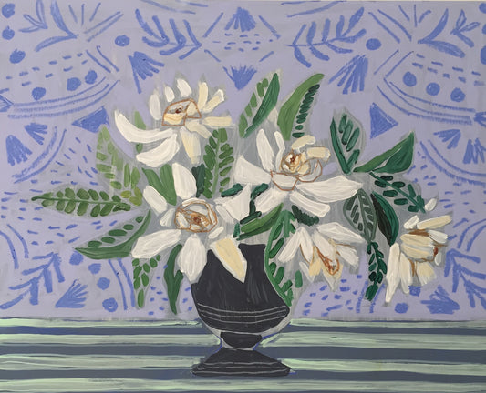 GARDENIAS - FLOWERS FOR BETSY - 16X20