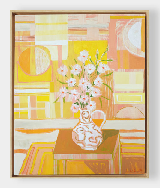 Geometric Floral No. 22 - 36 x 48