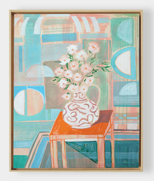 Geometric Floral No. 21 - 36 x 48