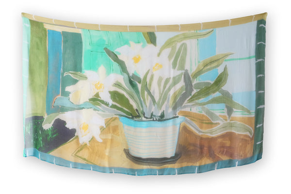 Orchid Scarf