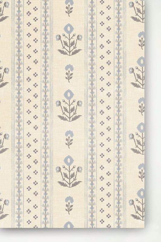 Ruth - Cornflower Wallpaper