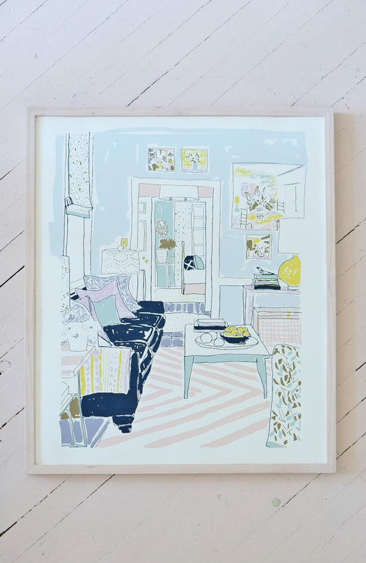 Living Room Study - Silkscreen Print