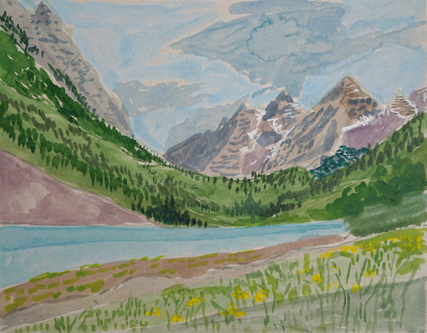 Maroon Bells Sketch No. 3