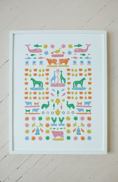 Two by Two - Silkscreen Print