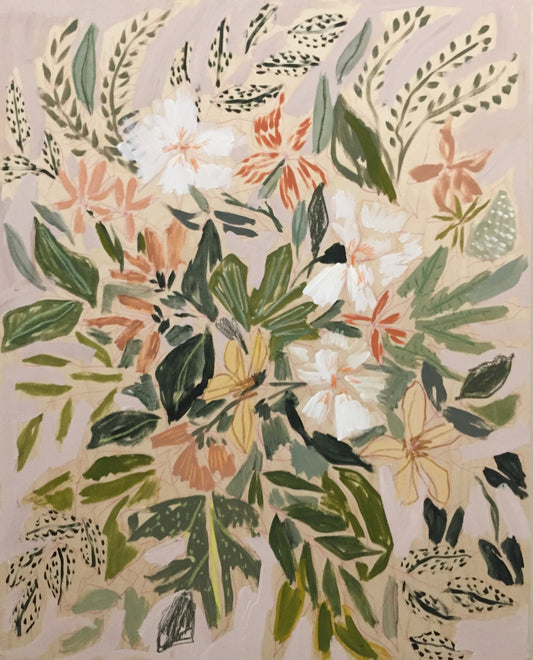 FLOWERS FOR PEGGY - 24X30