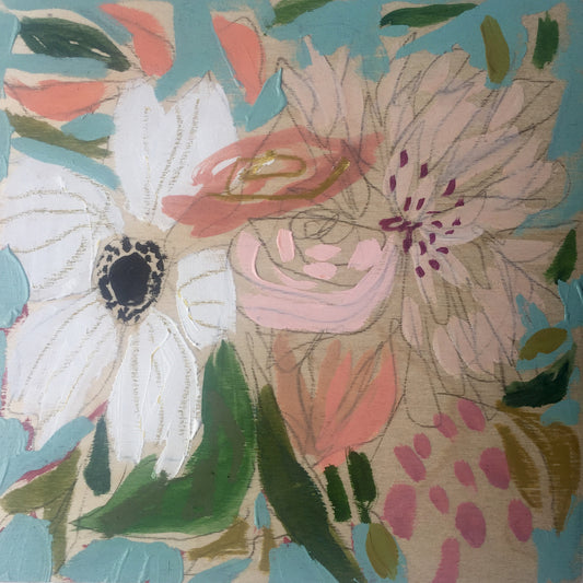 Flowers for Gloria - 9X9