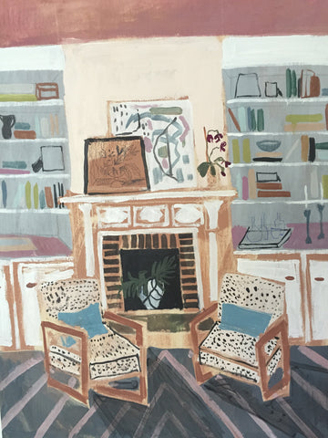 View From my Blue Couch No. 2- 24"x 30"