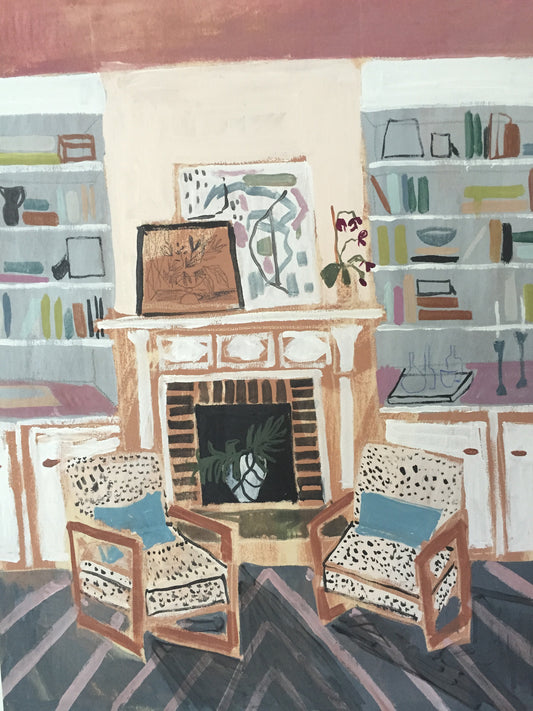 View From my Blue Couch No. 2- 24"x 30"