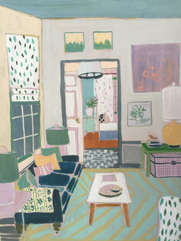 Living Room Study No. 4 - 24"x 30"