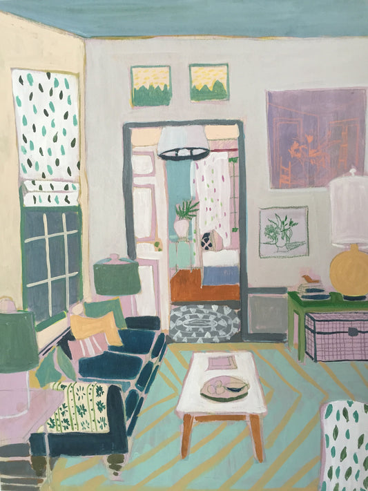 Living Room Study No. 4 - 24"x 30"