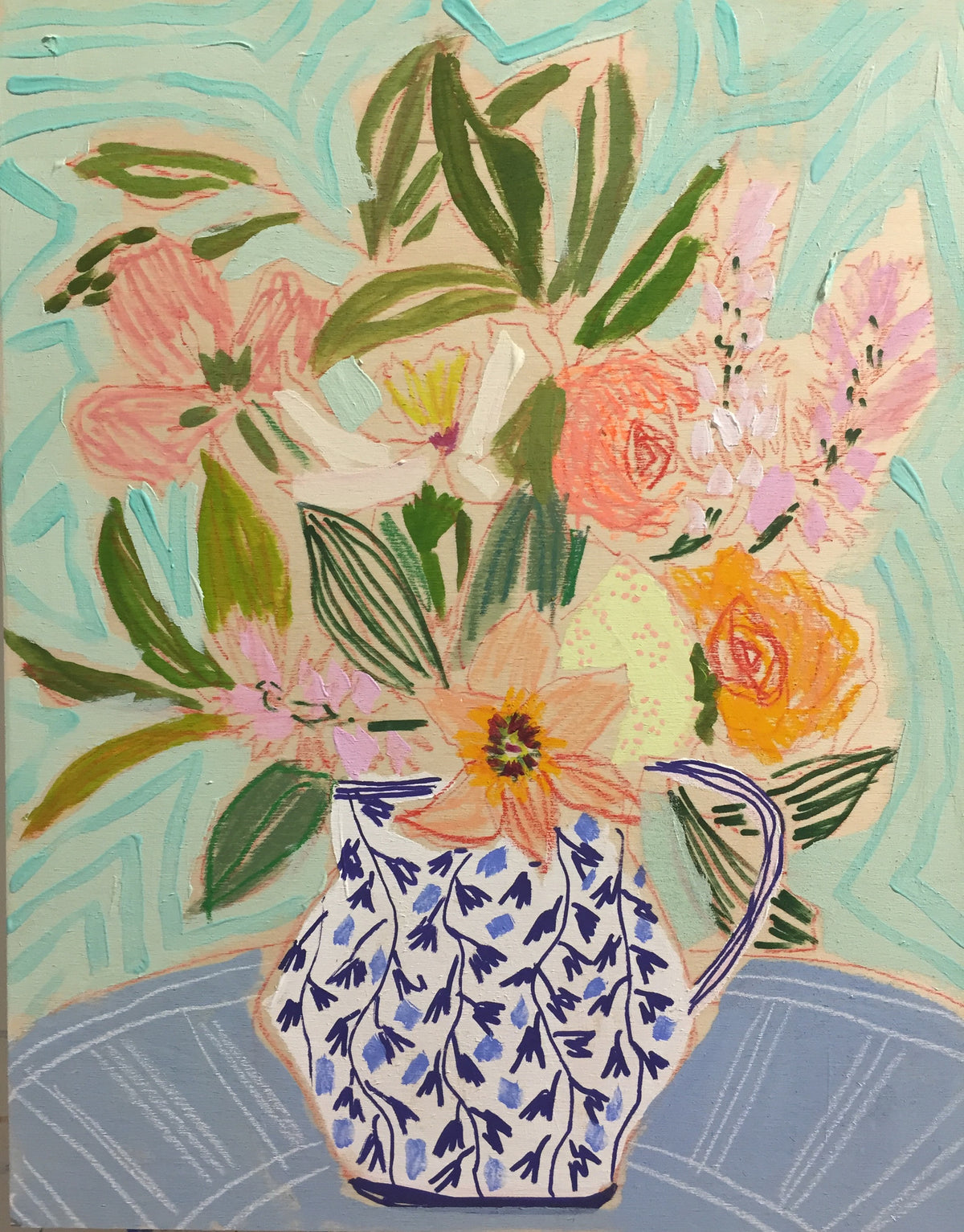 FLOWERS FOR HARRIET - 16X20