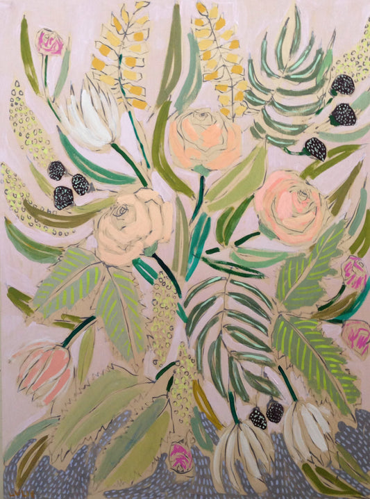 FLOWERS FOR LULA - 36X48