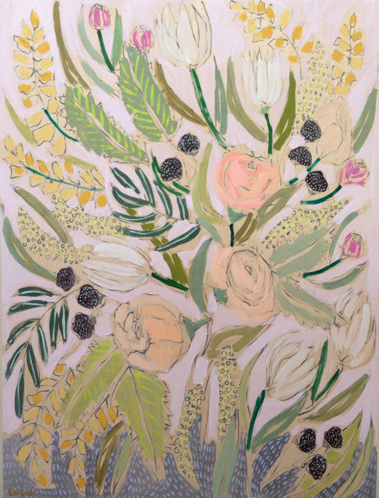 FLOWERS FOR LILA - 36X48