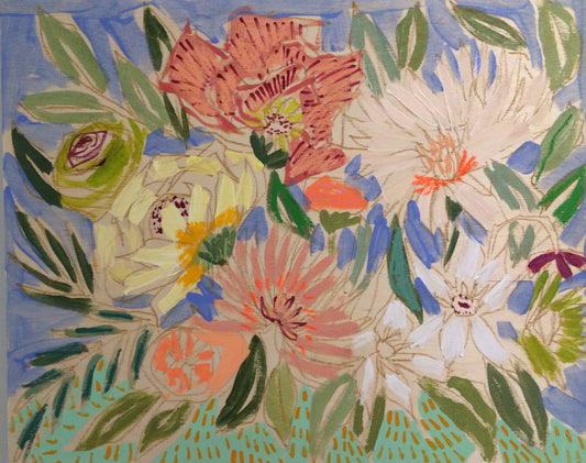 FLOWERS FOR EVIE - 16X20