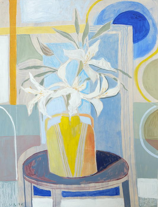 Geometric Floral No. 13 - 30 x 40